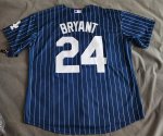 NBA 8 Front 24 back Bryant Dodgers baseball Maillot bleu stripe blanc